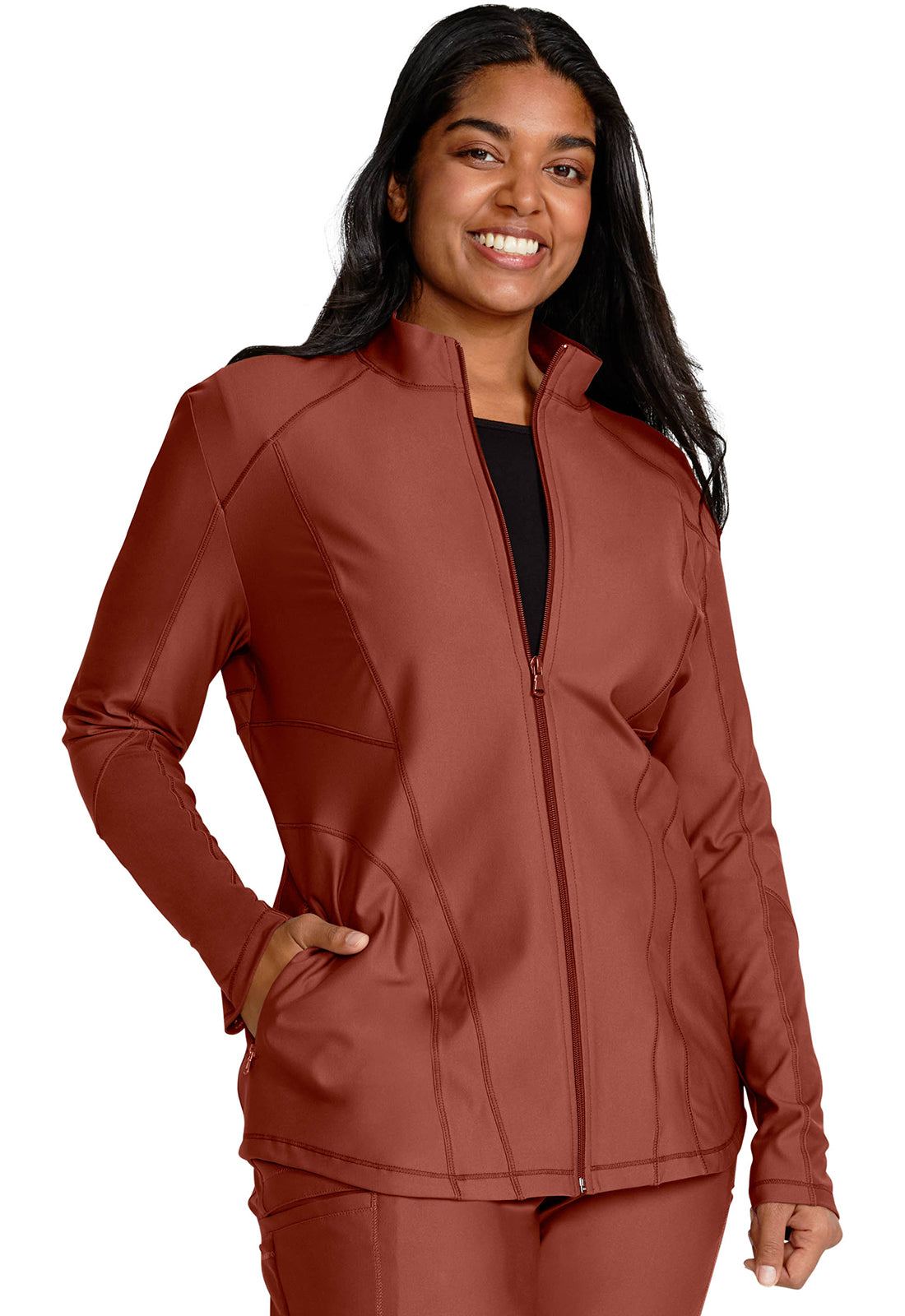 CHEROKEE FORM  Women's CK390 Zip Front Jacket