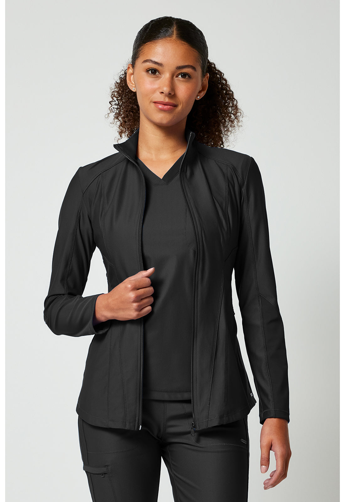 CHEROKEE FORM  Women's CK398 Zip Front Jacket