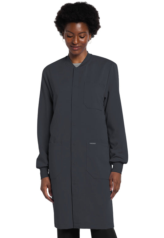 Cherokee Project Lab Unisex CK402A 40" Snap Front Lab Coat