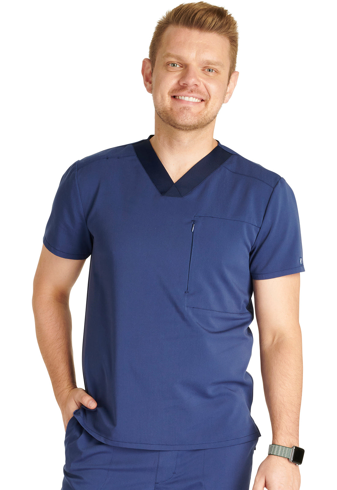 Cherokee Atmos Men's CK718A Men's V-Neck Top