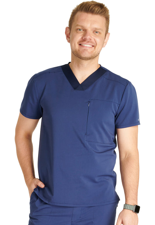 Cherokee Atmos Men's CK718A Men's V-Neck Top
