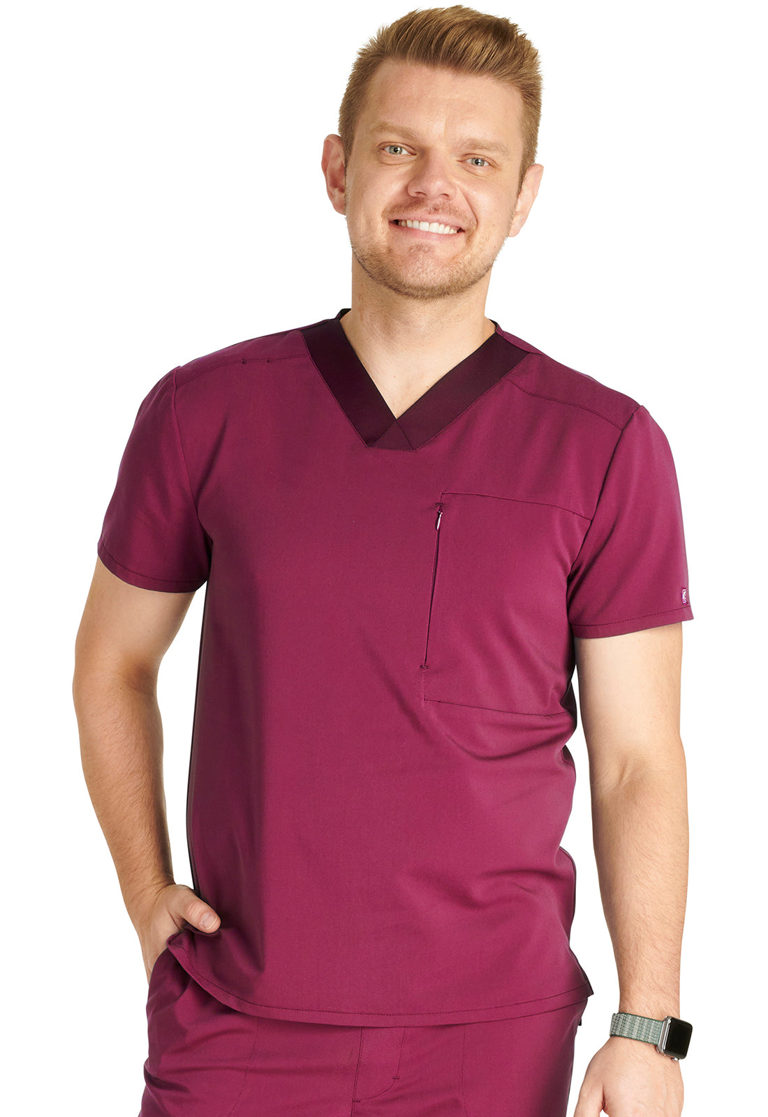 Cherokee Atmos Men's CK718A Men's V-Neck Top