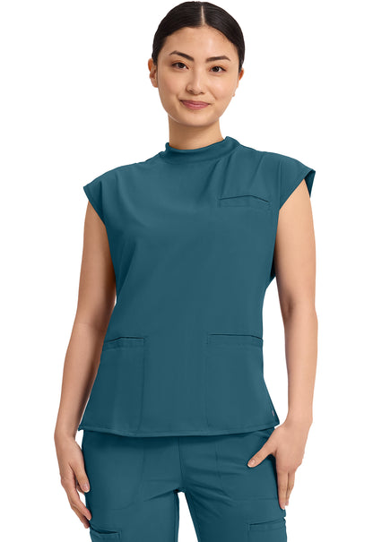 Cherokee Infinity Women's CK742A Mock Neck Top