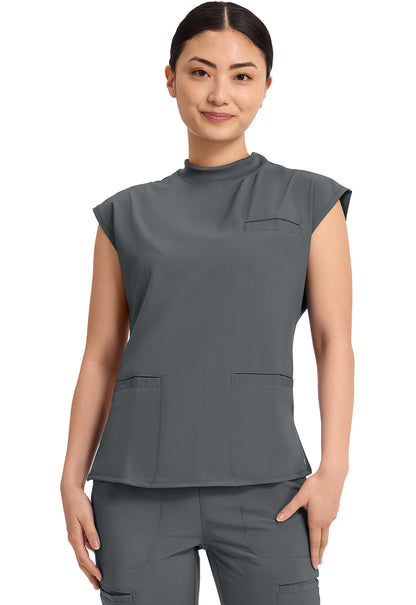 Cherokee Infinity Women's CK742A Mock Neck Top