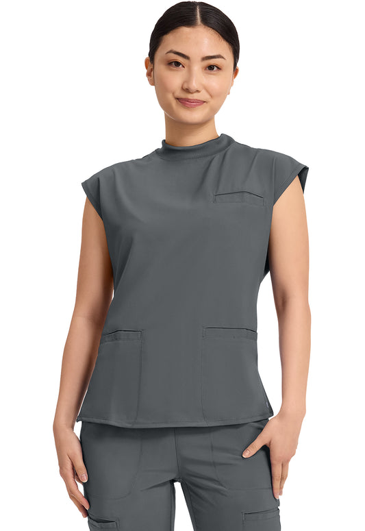 Cherokee Infinity Women's CK742A Mock Neck Top