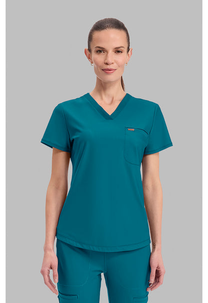 Cherokee Form Women's CK819 Tuckable V-Neck Top