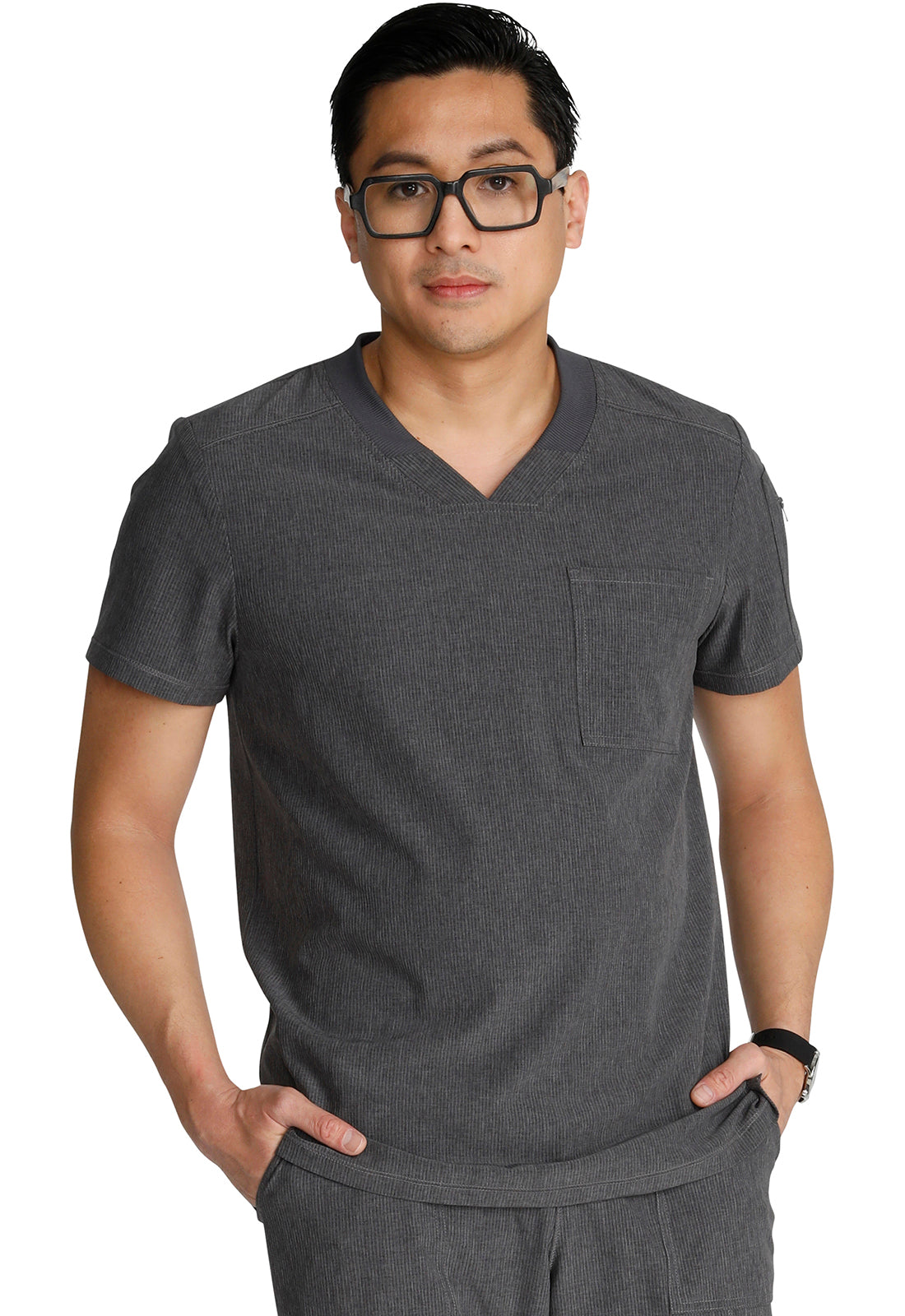 CK CHEROKEE Men's CK824A Mens V-Neck Top