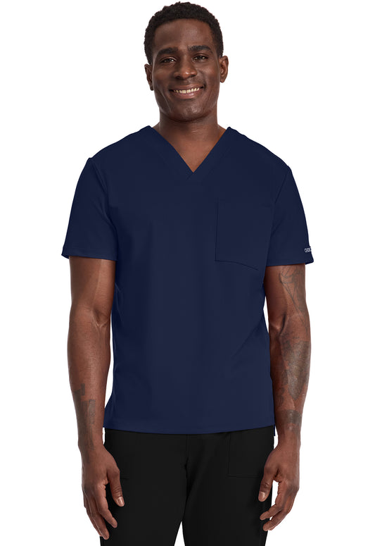 Cherokee Achieve Men's CK834 Men's 1-Pocket Tuck-In Top