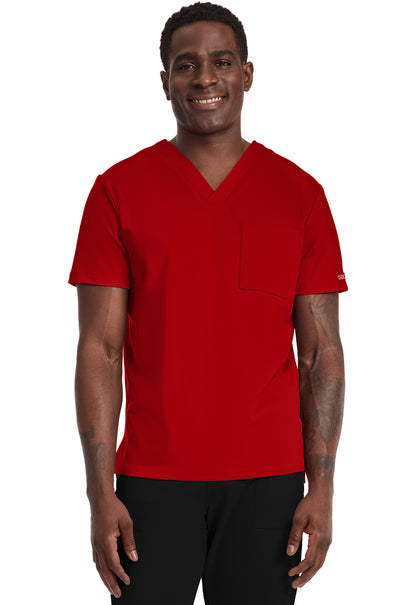 Cherokee Achieve Men's CK834 Men's 1-Pocket Tuck-In Top
