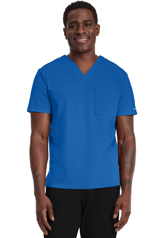 Cherokee Achieve Men's CK834 Men's 1-Pocket Tuck-In Top