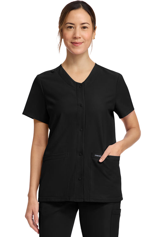 WW ORIGINALS ULTRA Women's CK844A Women's 2-Pocket Snap-Front Top