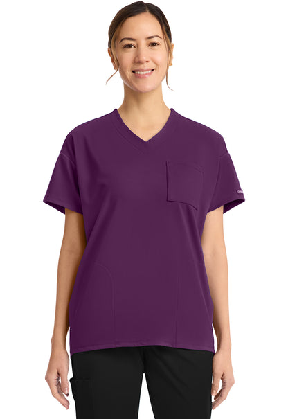 Cherokee Achieve Women's CK863 Women's 3 Pocket V-Neck Tunic