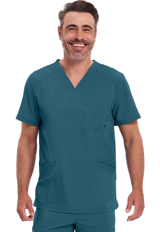 Cherokee Infinity Men's CK900A Men's V-Neck Top
