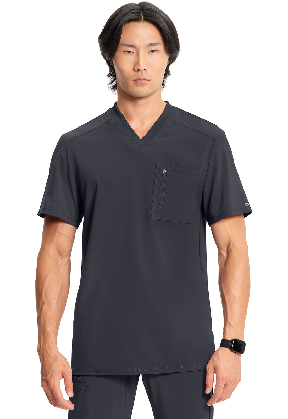 Cherokee Infinity Men's CK910A Men's Tuckable V-Neck Top