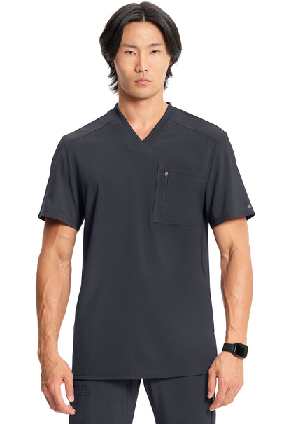Cherokee Infinity Men's CK910A Men's Tuckable V-Neck Top