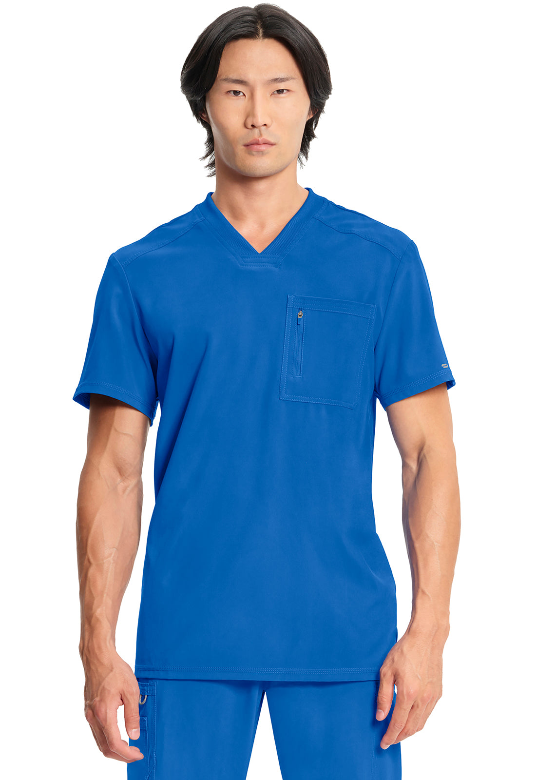 Cherokee Infinity Men's CK910A Men's Tuckable V-Neck Top