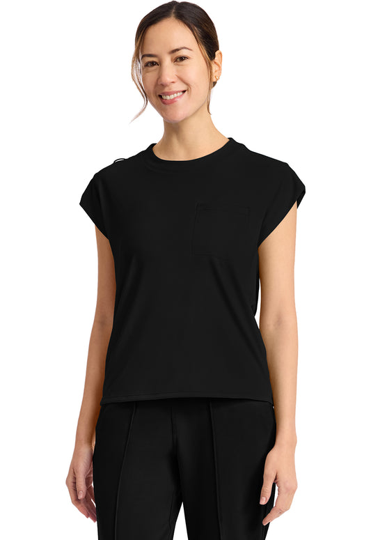 Cherokee Achieve Women's CK936 Women's 1-Pocket Crew Neck Top