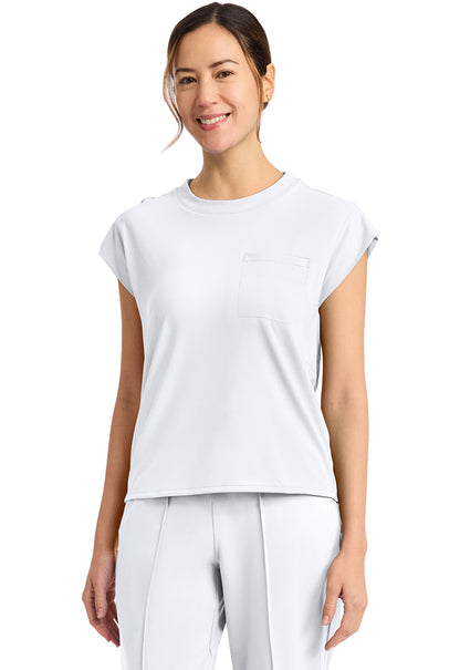 Cherokee Achieve Women's CK936 Women's 1-Pocket Crew Neck Top