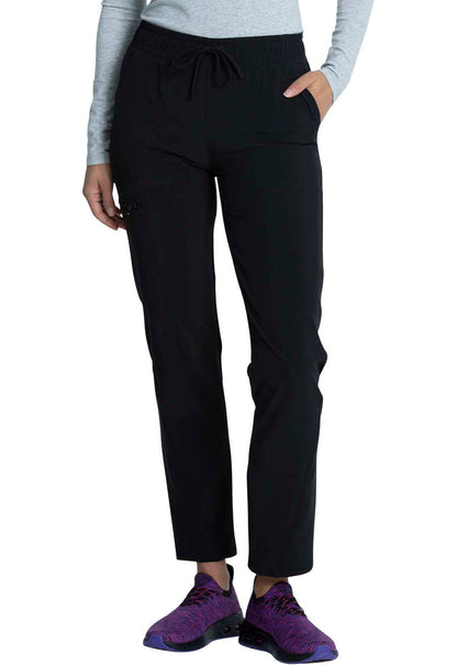 Cherokee Allura Women's CKA184 Mid Rise Drawstring Tapered Leg Pant — Clearance