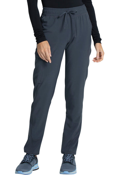 Cherokee Allura Women's CKA184 Mid Rise Drawstring Tapered Leg Pant — Clearance