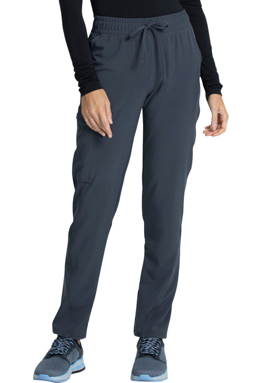 Cherokee Allura Women's CKA184 Mid Rise Drawstring Tapered Leg Pant — Clearance