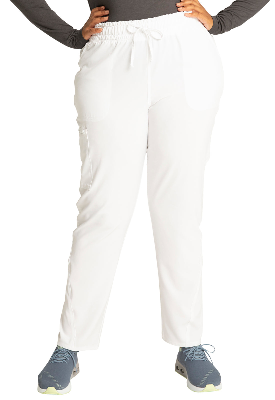 Cherokee Allura Women's CKA184 Mid Rise Drawstring Tapered Leg Pant — Clearance