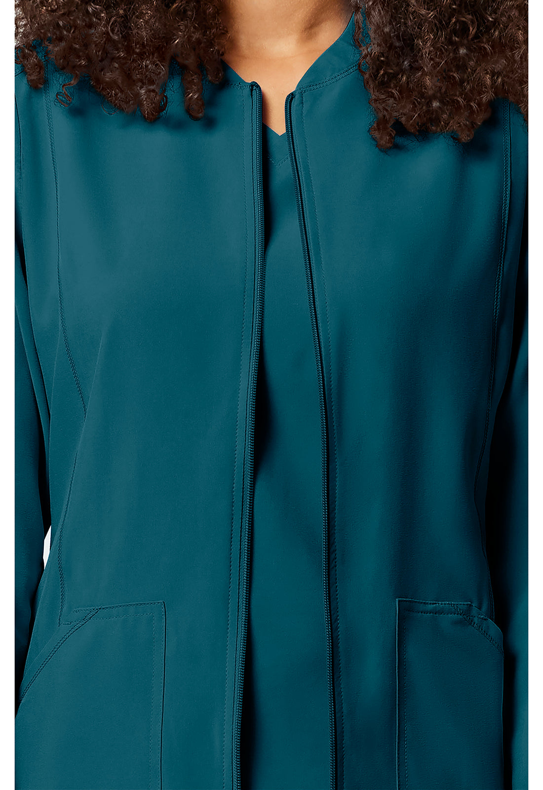 ジャケット・アウター um Cherokee Allura Women's CKA384 Zip Front Jacket – The Uniform Shoppe