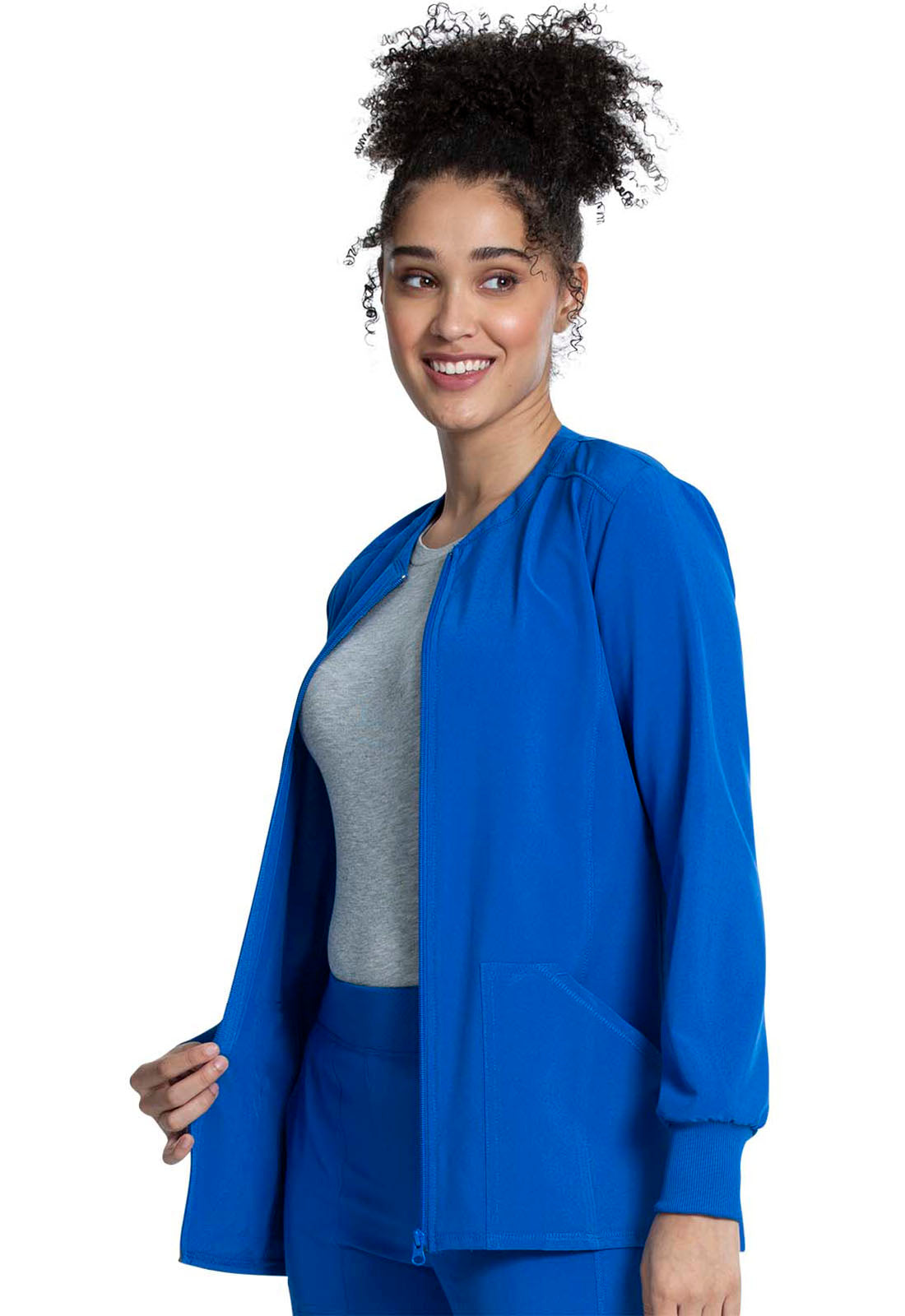 Cherokee Allura Women's CKA384 Zip Front Jacket – The Uniform Shoppe