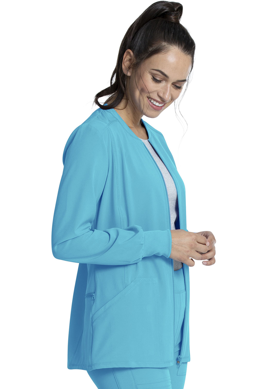 Cherokee Allura Women's CKA384 Zip Front Jacket – The Uniform Shoppe