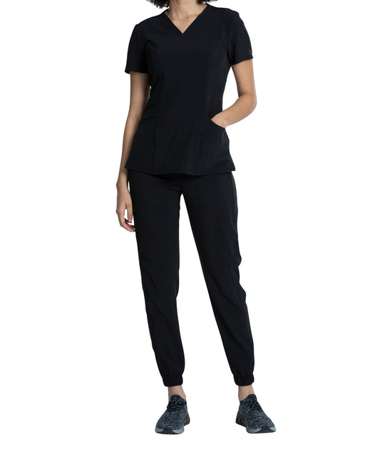 Cherokee Allura Plus Size CKA 684 V-Neck Top