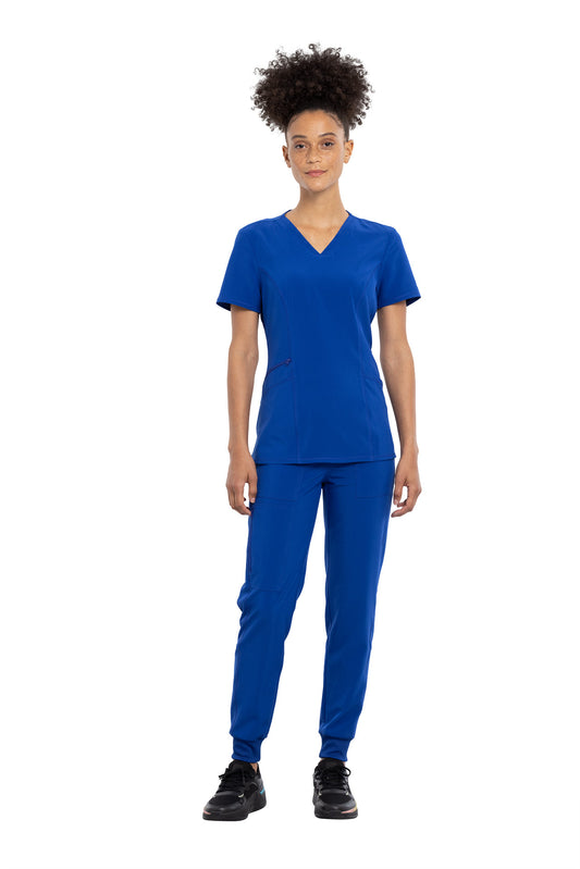 Cherokee Allura CKA 685 3-Pocket V-Neck Top
