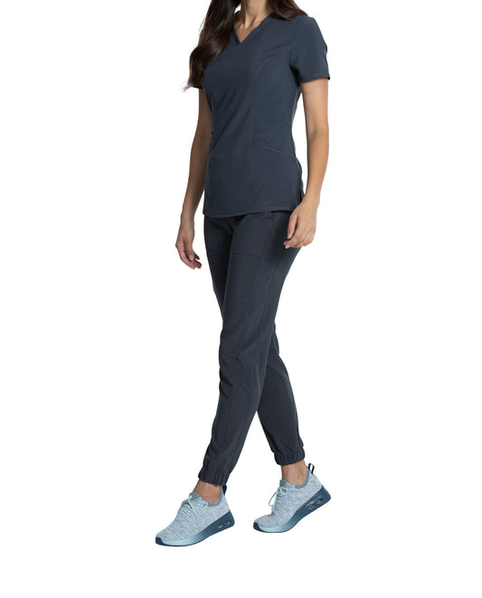 Cherokee Allura CKA 685 3-Pocket V-Neck Top