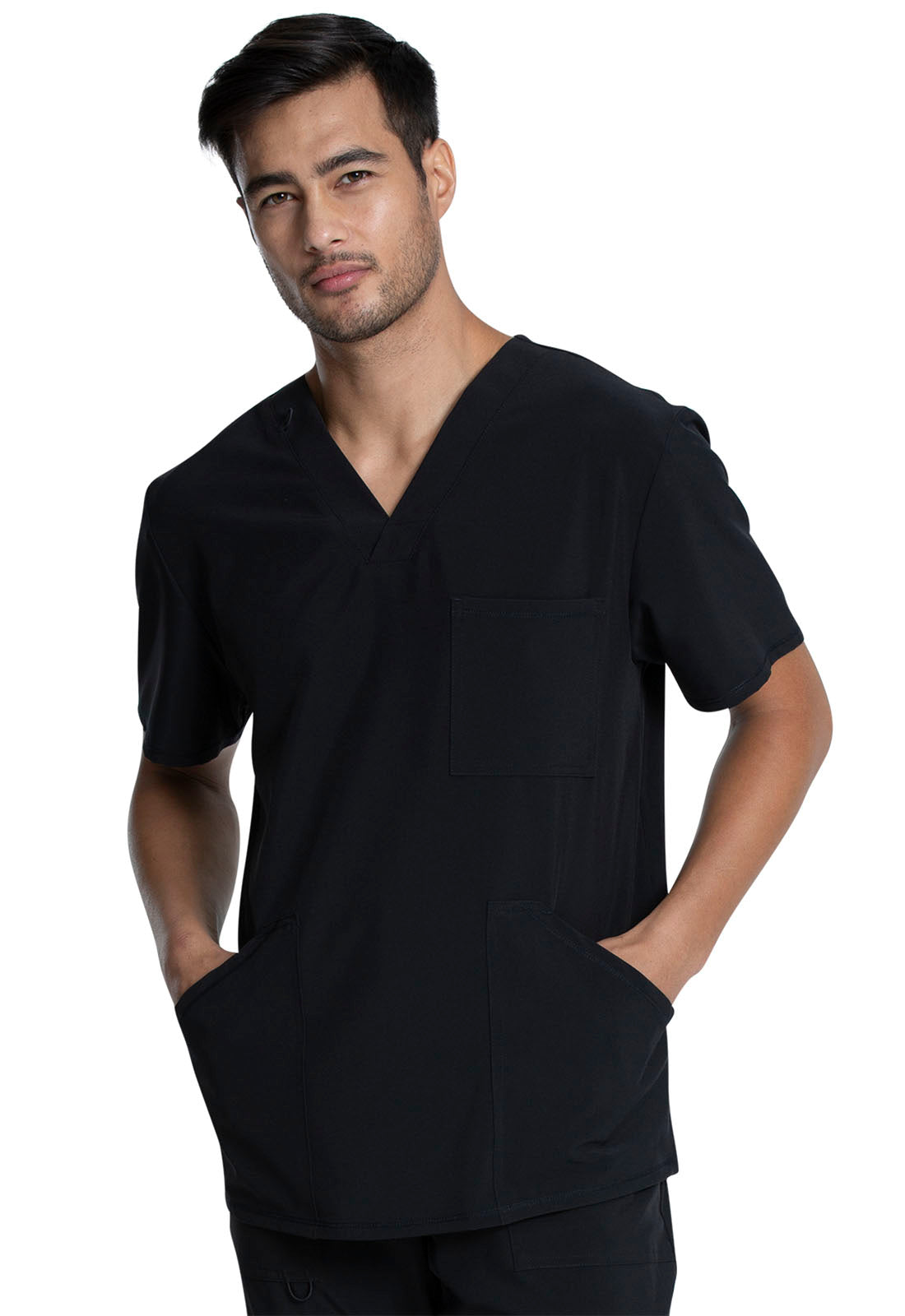 Cherokee Allura Men's CKA686 Men's V-Neck Top — Clearance