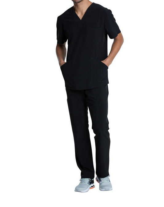 Cherokee Allura Plus Size CKA 686 Men's V-Neck 3-Pocket Top