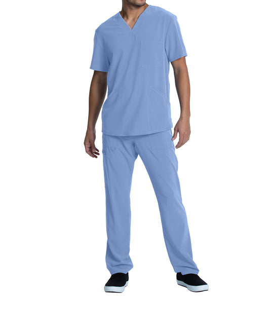 Cherokee Allura CKA 686 Men's V-Neck 3-Pocket Top