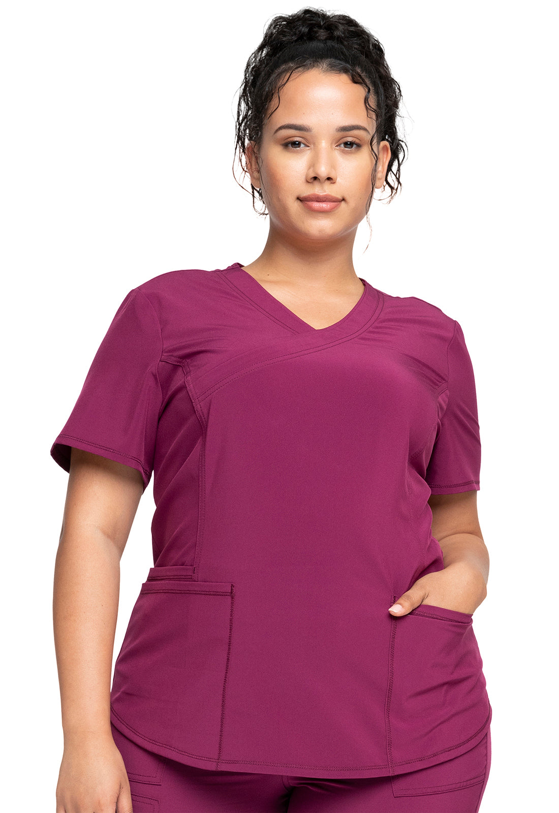 Cherokee Allura Women's CKA688 Mock Wrap Top