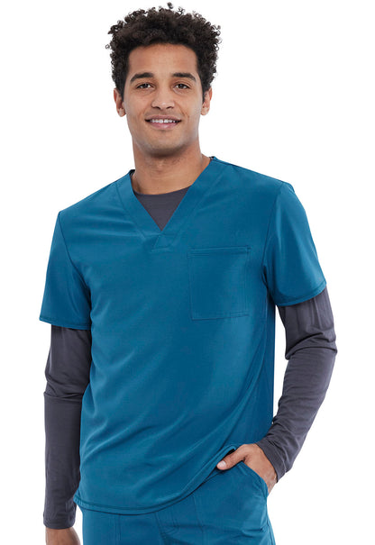 Cherokee Allura Men's CKA689 Men's Tuckable V-Neck Top
