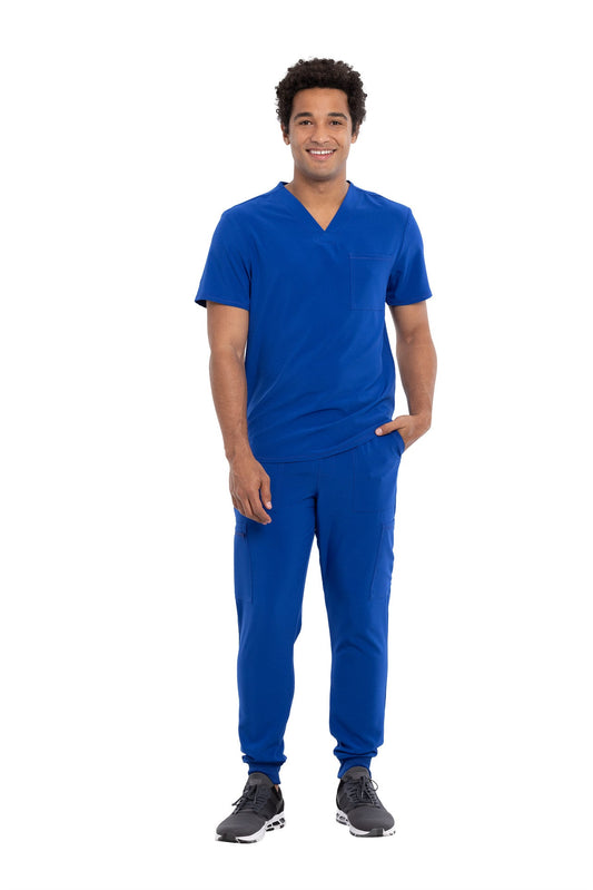 Cherokee Allura Plus Size CKA 689 Men's Tuckable V-Neck Top