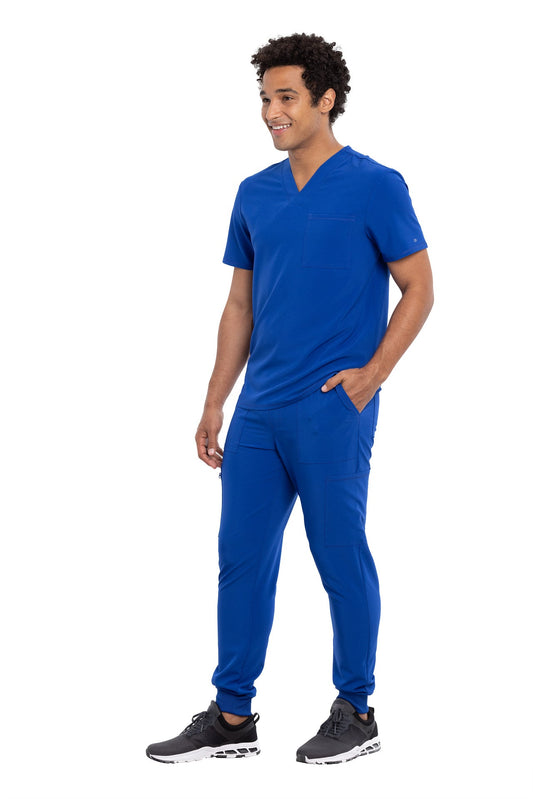 Cherokee Allura Plus Size CKA 689 Men's Tuckable V-Neck Top