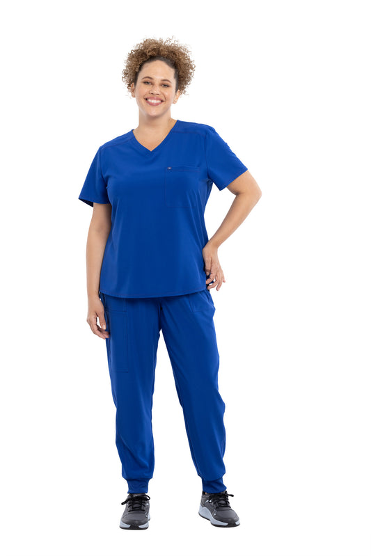 Cherokee Allura CKA 690 Tuckable V-Neck Top