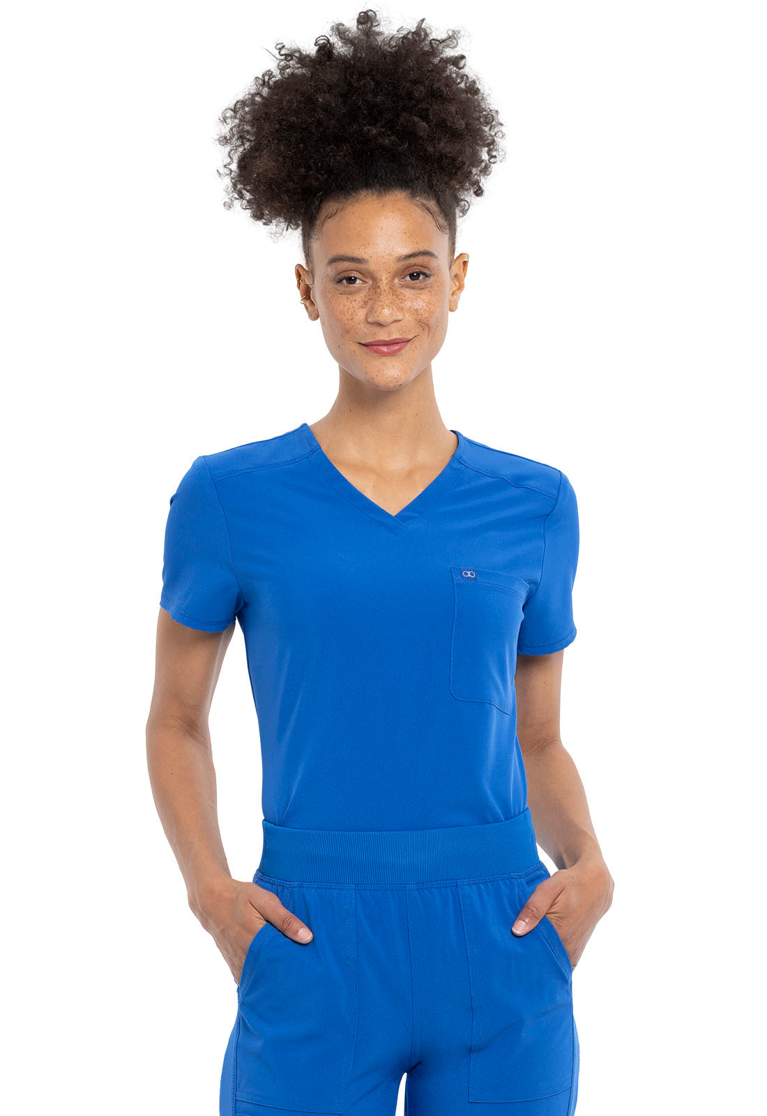 Cherokee Allura Women's CKA690 Tuckable V-Neck Top