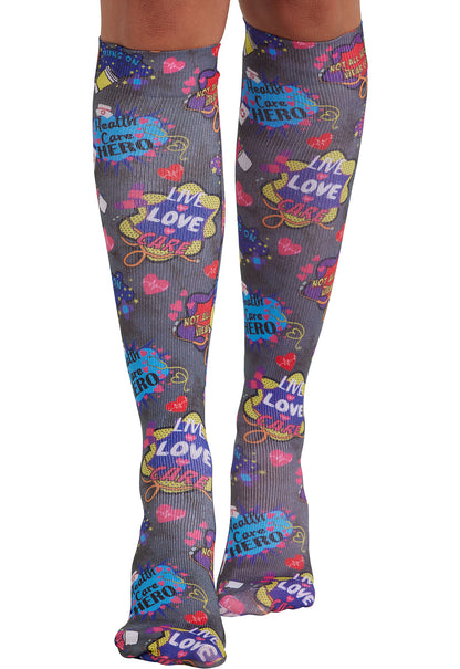 Cherokee Legwear Women's COMFORTSUPPOR Knee High 8-15 mmHg Compression Sock