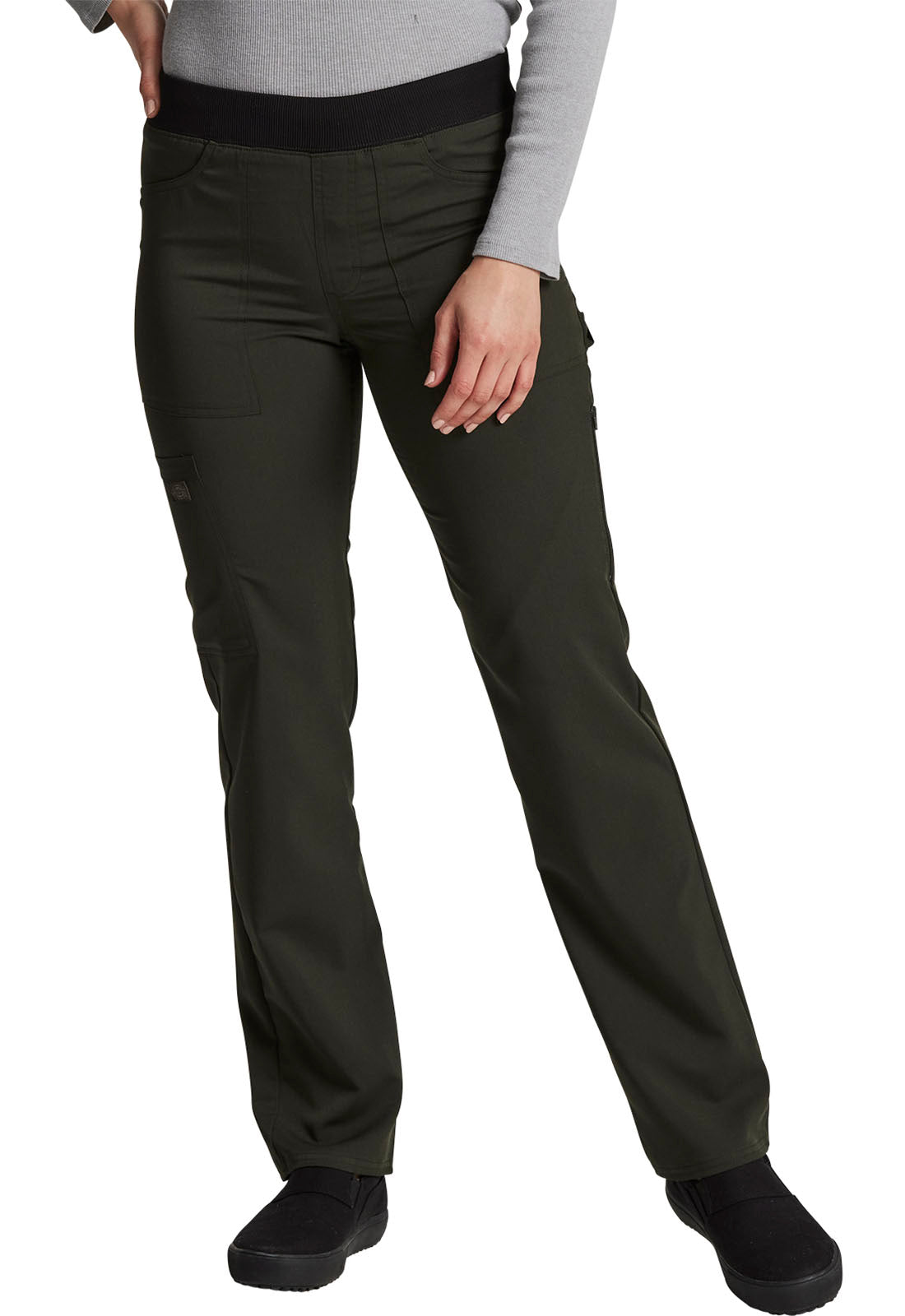 Dickies Balance Women's DK135 Mid Rise Tapered Leg Pull-on Pant
