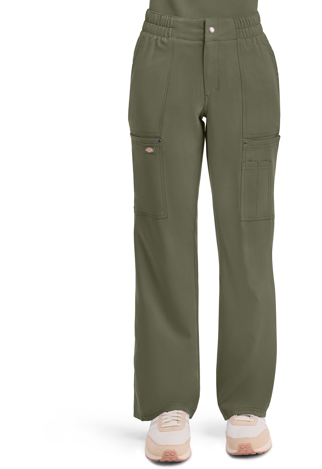 DICKIES EDS NXT Women's DK219 Mid Rise Zip Fly Wide Leg Cargo Pant