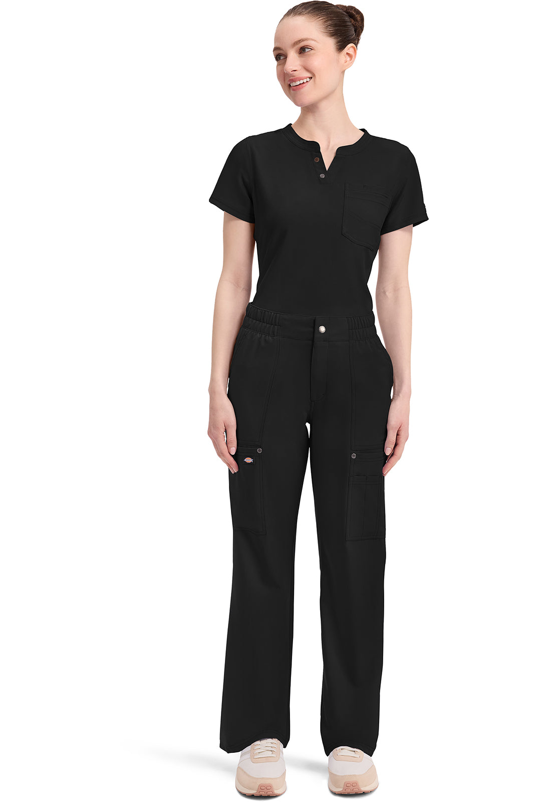 Dickies EDS NXT Women's DK219 Mid Rise Zip Fly Wide Leg Cargo Pant
