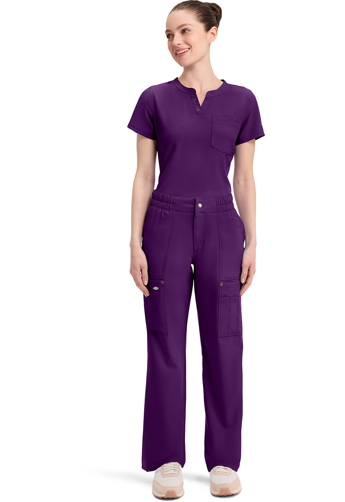 Dickies EDS NXT Women's DK219 Mid Rise Zip Fly Wide Leg Cargo Pant