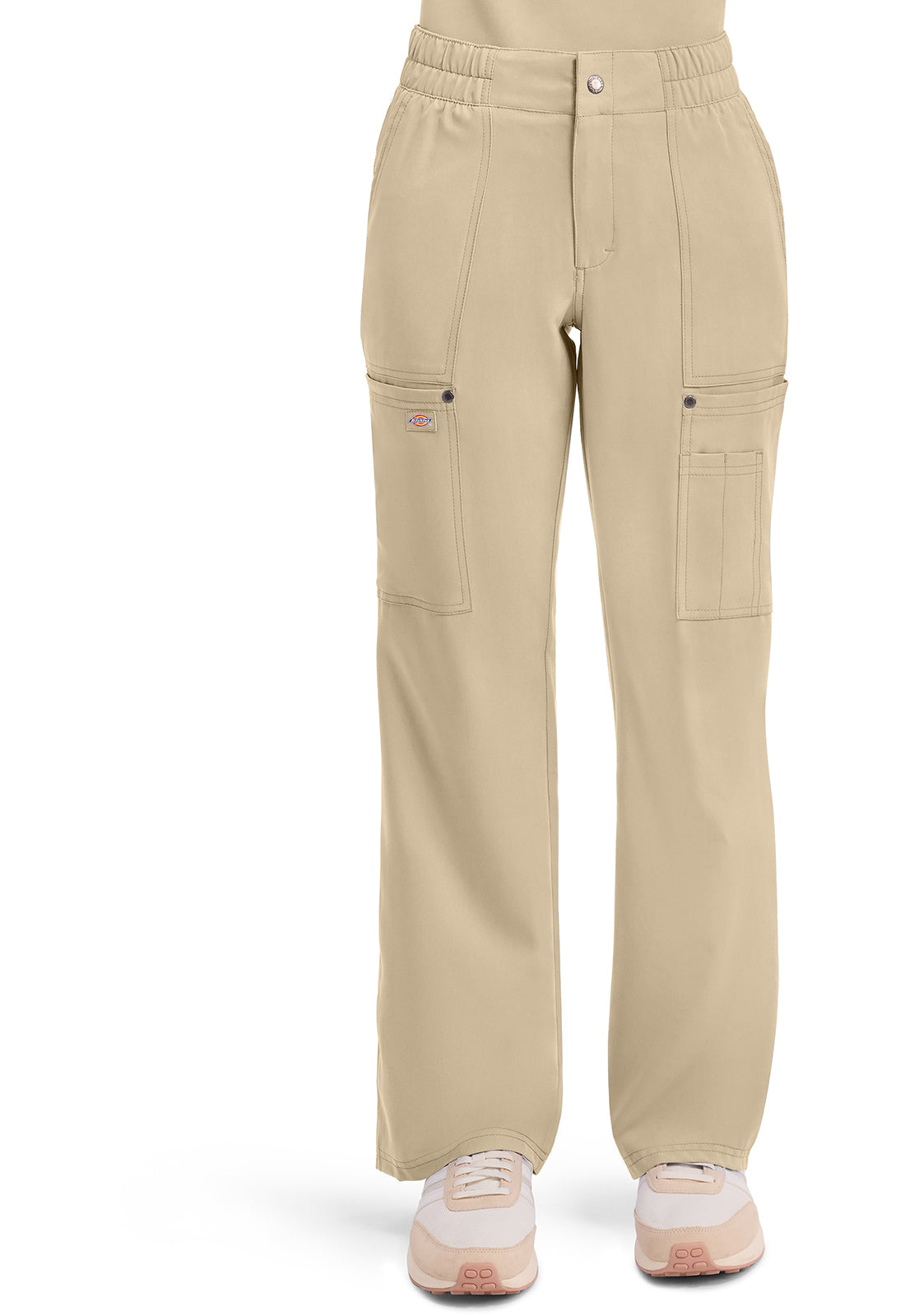 DICKIES EDS NXT Women's DK219 Mid Rise Zip Fly Wide Leg Cargo Pant