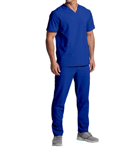Dickies EDS Essentials DK619 Plus Size Unisex V-Neck Solid Scrub Top