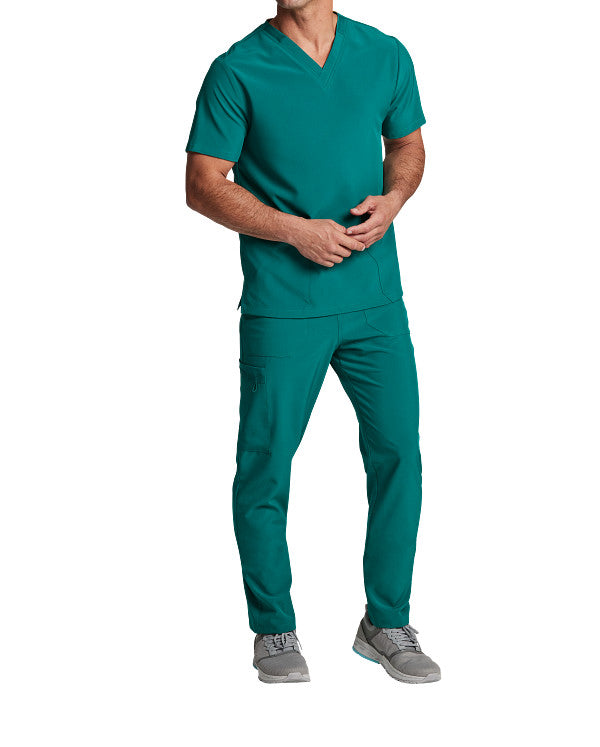 Dickies EDS Essentials DK619 Plus Size Unisex V-Neck Solid Scrub Top