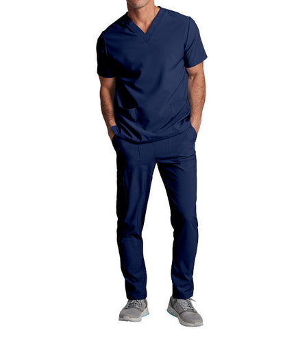 Dickies EDS Essentials DK619 Plus Size Unisex V-Neck Solid Scrub Top